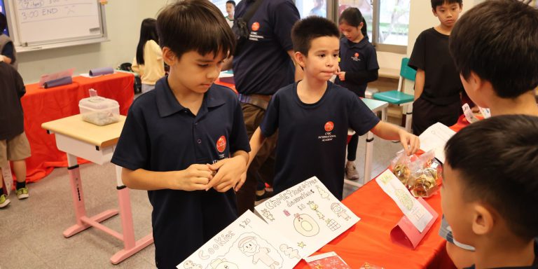 Grade 3 Spreads Holiday Cheer at the CIS Food and Craft Fair