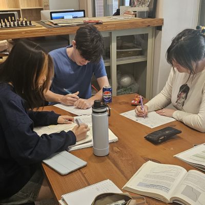 High school students are studying hard, preparing for the upcoming exams. High school students are studying hard, preparing for the upcoming exams.