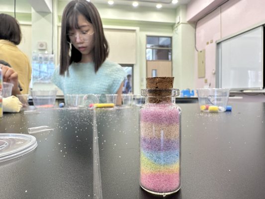 Science PBL colored salt bottle. Science PBL colored salt bottle